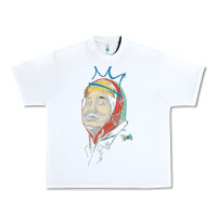 White animated bobby lee tiger belly Urban Heavy Tee - ArtChic