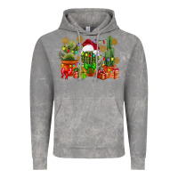 Cloud Rock christmas cactus Vintage Hoodie - CowGirlArtShop