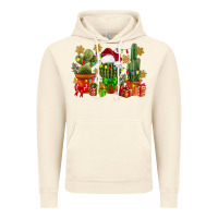 Vintage Artic christmas cactus Vintage Hoodie - CowGirlArtShop