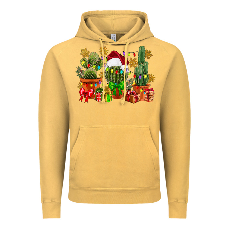 Christmas Cactus Vintage Hoodie by CowGirlArtShop | Teevron