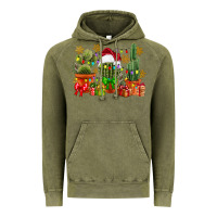 Vintage Olive christmas cactus Vintage Hoodie - CowGirlArtShop