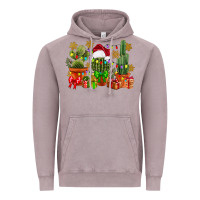 Vintage Zinc christmas cactus Vintage Hoodie - CowGirlArtShop