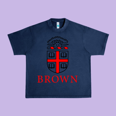 Brown University Urban Heavy Tee Designed By Artchic