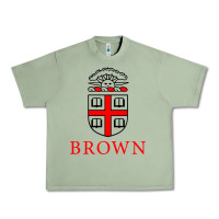 Oil Green brown university Urban Heavy Tee - ArtChic