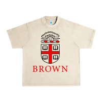 Sandshell brown university Urban Heavy Tee - ArtChic