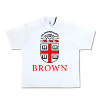 White brown university Urban Heavy Tee - ArtChic