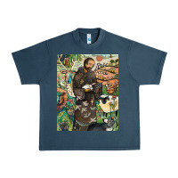 Midnight Navy saint francis Urban Heavy Tee - ArtChic