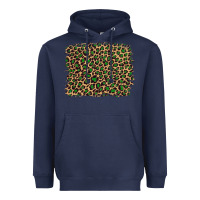 Navy leopard with green glitter Heavyweight Hoodie - Artiststas