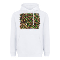 White leopard with green glitter Heavyweight Hoodie - Artiststas
