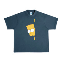 Midnight Navy simpsons Urban Heavy Tee - ArtChic