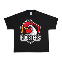 Black rooster art Urban Heavy Tee - ArtChic