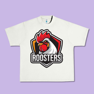 Rooster Art Urban Heavy Tee Designed By Artchic