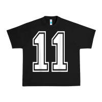 Black number 11 shirt sports player number back of shirt Urban Heavy Tee - ArtChic