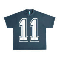 Midnight Navy number 11 shirt sports player number back of shirt Urban Heavy Tee - ArtChic