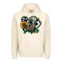 Sandshell soccer hearts Premium Hoodie - Jasminsmagicworld