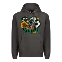 Smoke soccer hearts Premium Hoodie - Jasminsmagicworld