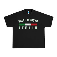 Black valle d'aosta italia italy region typography design Urban Heavy Tee - ArtChic