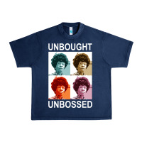Navy unbought unbossed shirley chisholm retro vintage gift long sleeve t sh Urban Heavy Tee - ArtChic