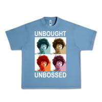 Pebble Blue unbought unbossed shirley chisholm retro vintage gift long sleeve t sh Urban Heavy Tee - ArtChic