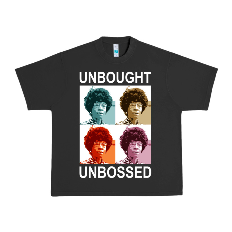 Unbought Unbossed Shirley Chisholm Retro Vintage Gift Long Sleeve T Sh Urban Heavy Tee by ArtChic | Teevron