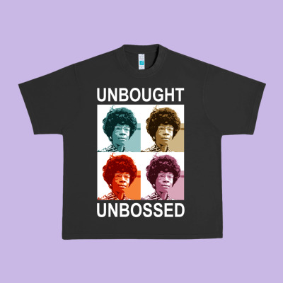 Unbought Unbossed Shirley Chisholm Retro Vintage Gift Long Sleeve T Sh Urban Heavy Tee Designed By Artchic