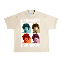 Sandshell unbought unbossed shirley chisholm retro vintage gift long sleeve t sh Urban Heavy Tee - ArtChic