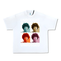 White unbought unbossed shirley chisholm retro vintage gift long sleeve t sh Urban Heavy Tee - ArtChic
