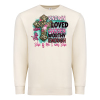 Sandshell she is loved Premium Sweatshirt - BarkalooDesign