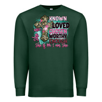 Sports Green she is loved Premium Sweatshirt - BarkalooDesign