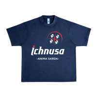 Navy ichnusa Urban Heavy Tee - ArtChic