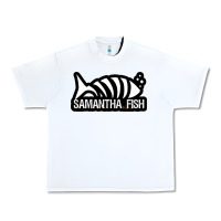White SAMANTHA FISH MUSIC ARTWORK Essential Urban Heavy Tee - ArtChic