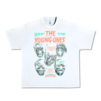 White THE YOUNG ONES Urban Heavy Tee - ArtChic