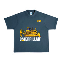 Midnight Navy bulldozercat 1 Urban Heavy Tee - ArtChic