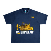 Navy bulldozercat 1 Urban Heavy Tee - ArtChic