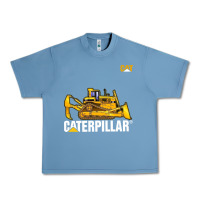 Pebble Blue bulldozercat 1 Urban Heavy Tee - ArtChic