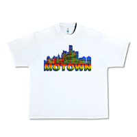 White MOTOWN Urban Heavy Tee - ArtChic