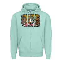 Seafoam mama western Zipper Hoodie - RacoonDesign