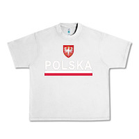 Lunar Rock Sporty Polska Flag And Emblem Polish Coat Of Arms Pullover Hoodie Urban Heavy Tee - ArtChic