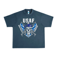 Midnight Navy US Air Force Security Forces Urban Heavy Tee - ArtChic