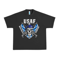 Pigment Black US Air Force Security Forces Urban Heavy Tee - ArtChic