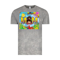 Cloud Rock Messy bun Autism mom 20oz skinny tumbler Vintage Tee - TumblerDesignByShophia