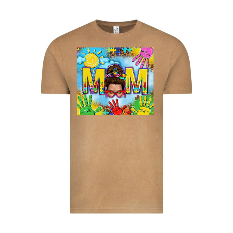 Messy Bun Autism Mom 20oz Skinny Tumbler Vintage Tee by TumblerDesignByShophia | Teevron