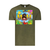 Vintage Olive Messy bun Autism mom 20oz skinny tumbler Vintage Tee - TumblerDesignByShophia