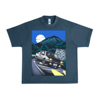 Midnight Navy initial d poster hipster Urban Heavy Tee - ArtChic