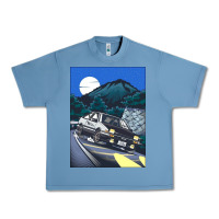 Pebble Blue initial d poster hipster Urban Heavy Tee - ArtChic