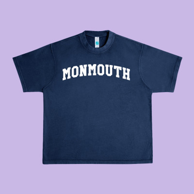 Monmouth Arch Retro University Style Urban Heavy Tee Designed By Artchic