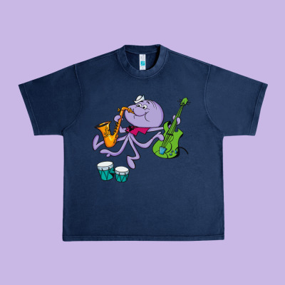 Squiddly Diddly Urban Heavy Tee Designed By Artchic