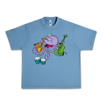 Pebble Blue squiddly diddly Urban Heavy Tee - ArtChic