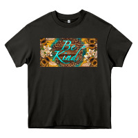 Be Kind Bees License Plate Heavy Core Tee | Teevron