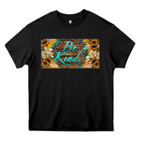 Black be kind bees license plate Heavy Core Tee - Artiststas